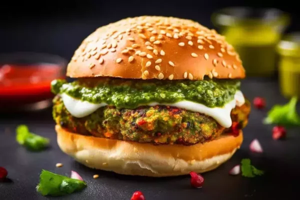 Veg Burger (with cheese slice)