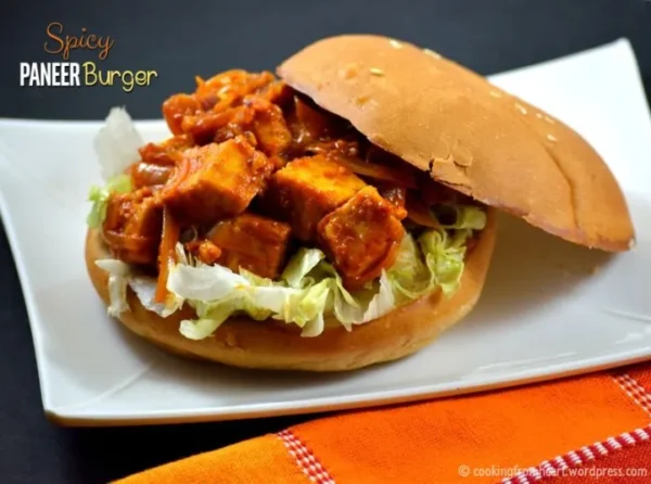 Paneer Burger (with cheese slice)