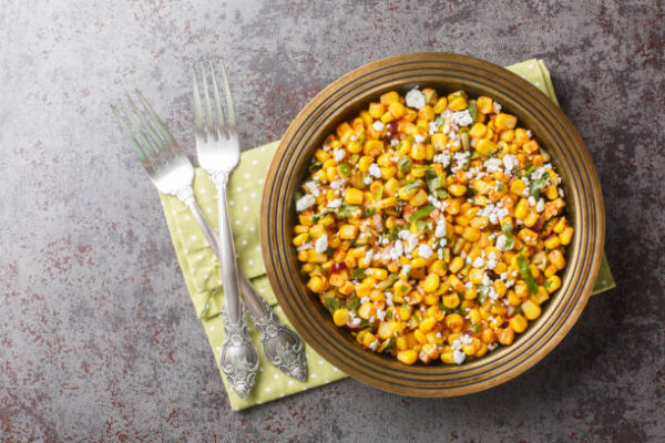 Corn chaat