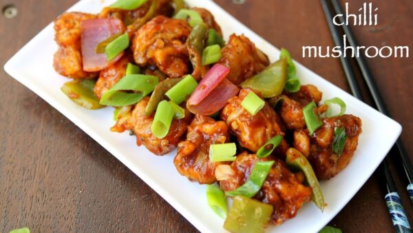 Mushroom Chilli  Half
