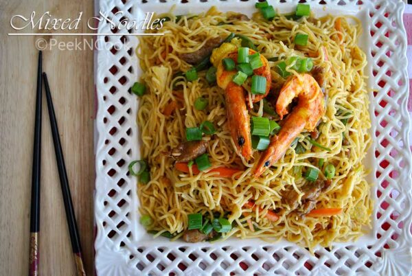 Mix Chowmein Half